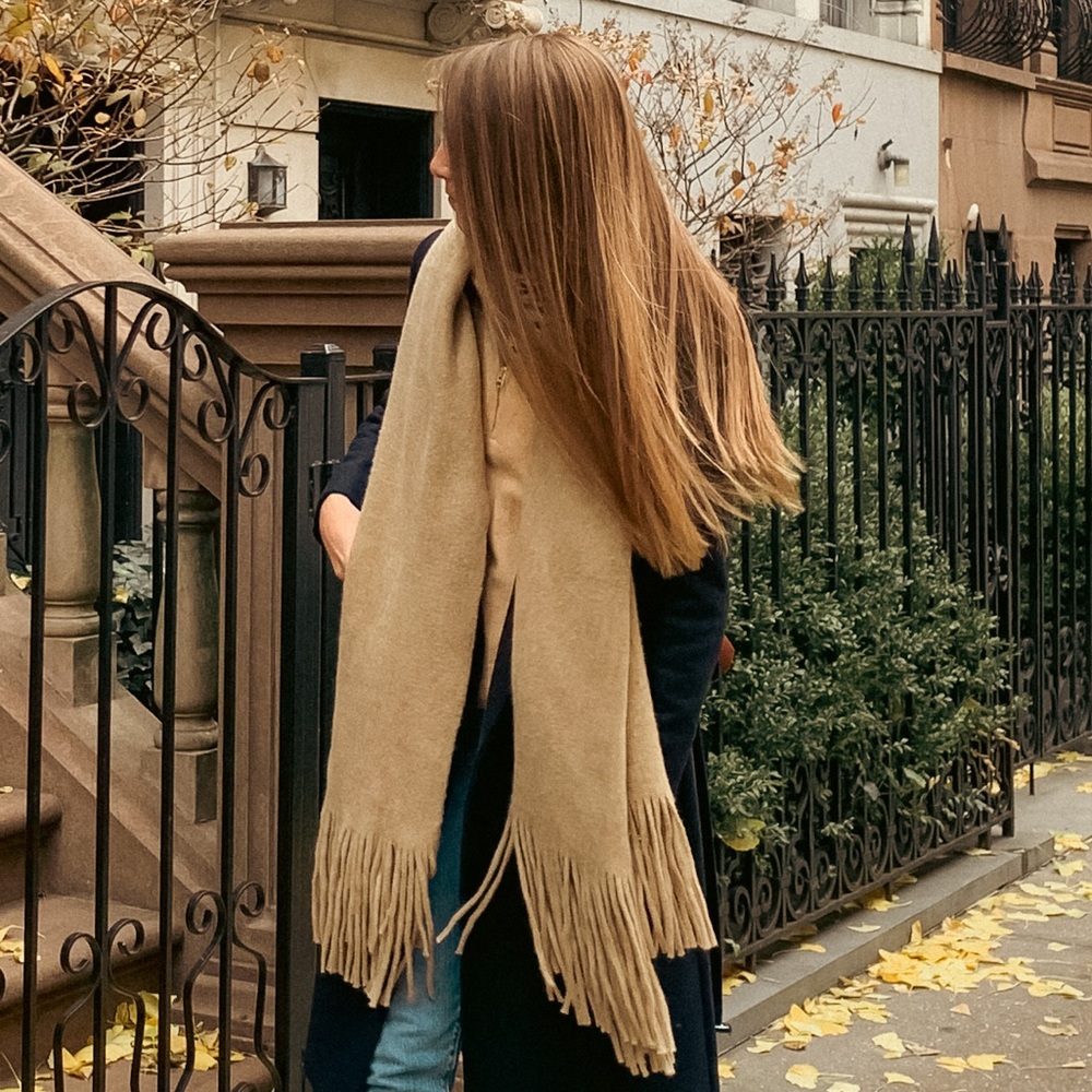 Tan scarf